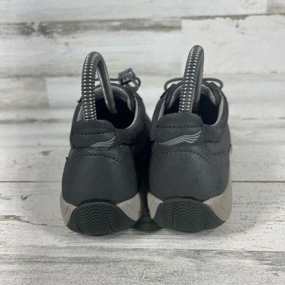 Dansko Womens Mesh Leather Drawstring Sneakers Comfort Shoes Gray‎ Size 36 - Picture 3 of 9